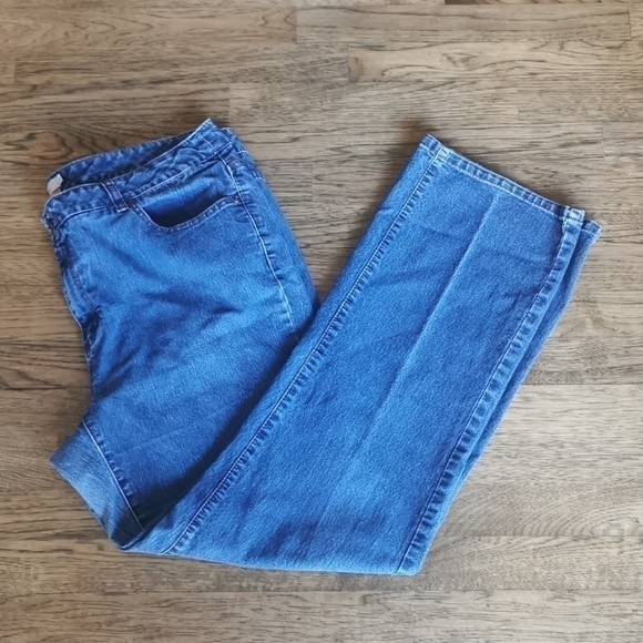 Ae Sport Additional Elle Slim Jeans Faded Plus 18 - Picture 1 of 7